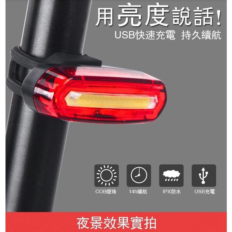 「台灣現貨」 全新天狼星自行車LED雙色車燈 三色車燈 /前燈 /尾燈 /USB 充電/警示燈/變色燈/警告燈/爆閃燈-細節圖2