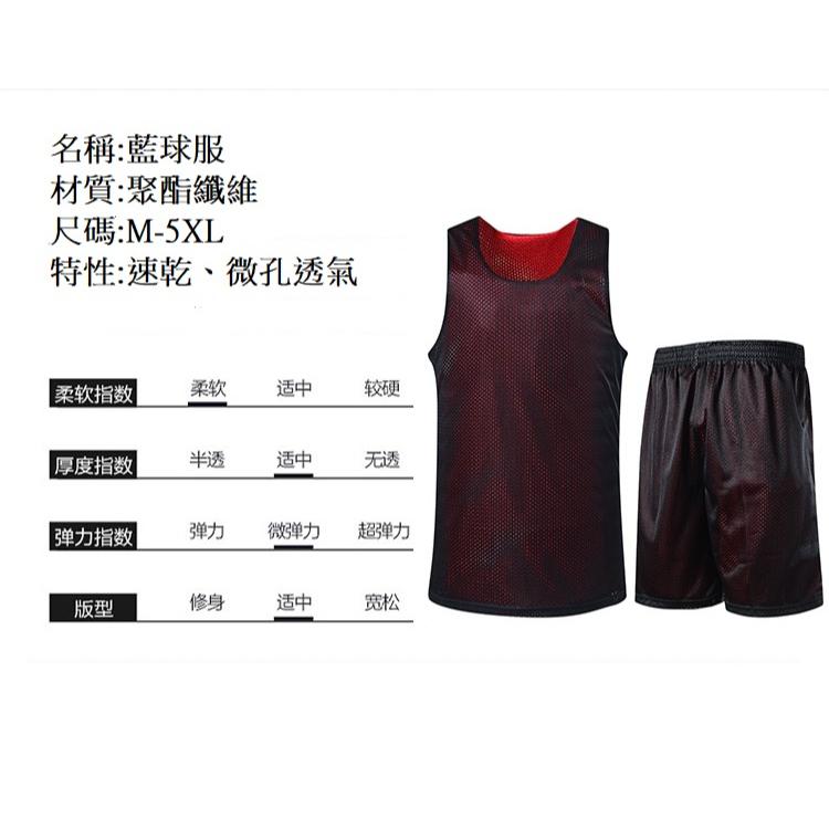 台灣出貨 雙面雙色籃球衣 可印字印號 男籃球服  女籃球服  網眼 雙面籃球服 訓練組隊 球衣團購-細節圖4