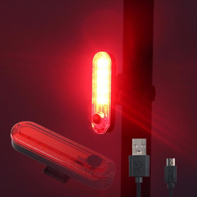 [台灣現貨]  USB充電（流星）紅光警示燈 爆閃警示燈 自行車尾燈 單車後燈 騎行定位燈 LED車燈 X-FREE-細節圖4