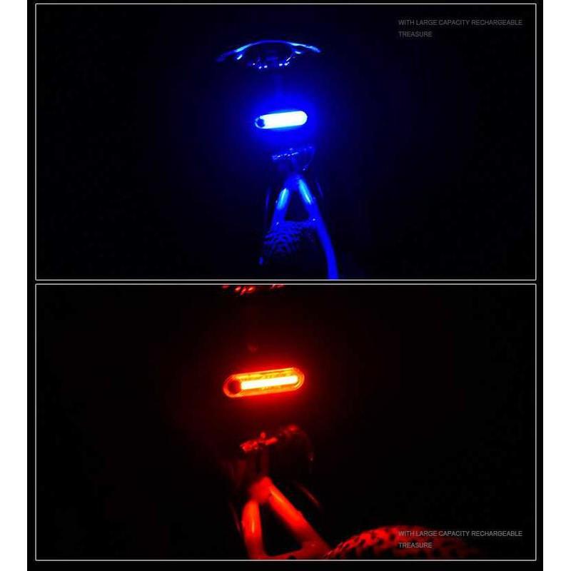 「台灣現貨」 Machfally 自行車尾燈 背包燈 安全帽燈 USB充電 可夾背包，帽子，衣服等等，可防水 LED-細節圖7