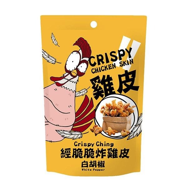經脆脆炸雞皮 30克 4種口味 雞皮餅乾 經脆脆 台灣雞皮餅乾 炸雞皮 酥脆雞皮 零食 傳統小吃下酒菜-細節圖2