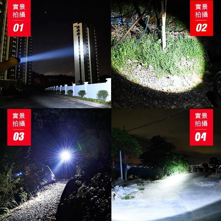 T6 手電筒 LED強光手電筒 充電手電筒 軍用手電筒 變焦手電筒 探照 【FF004】99750走走去旅行-細節圖8