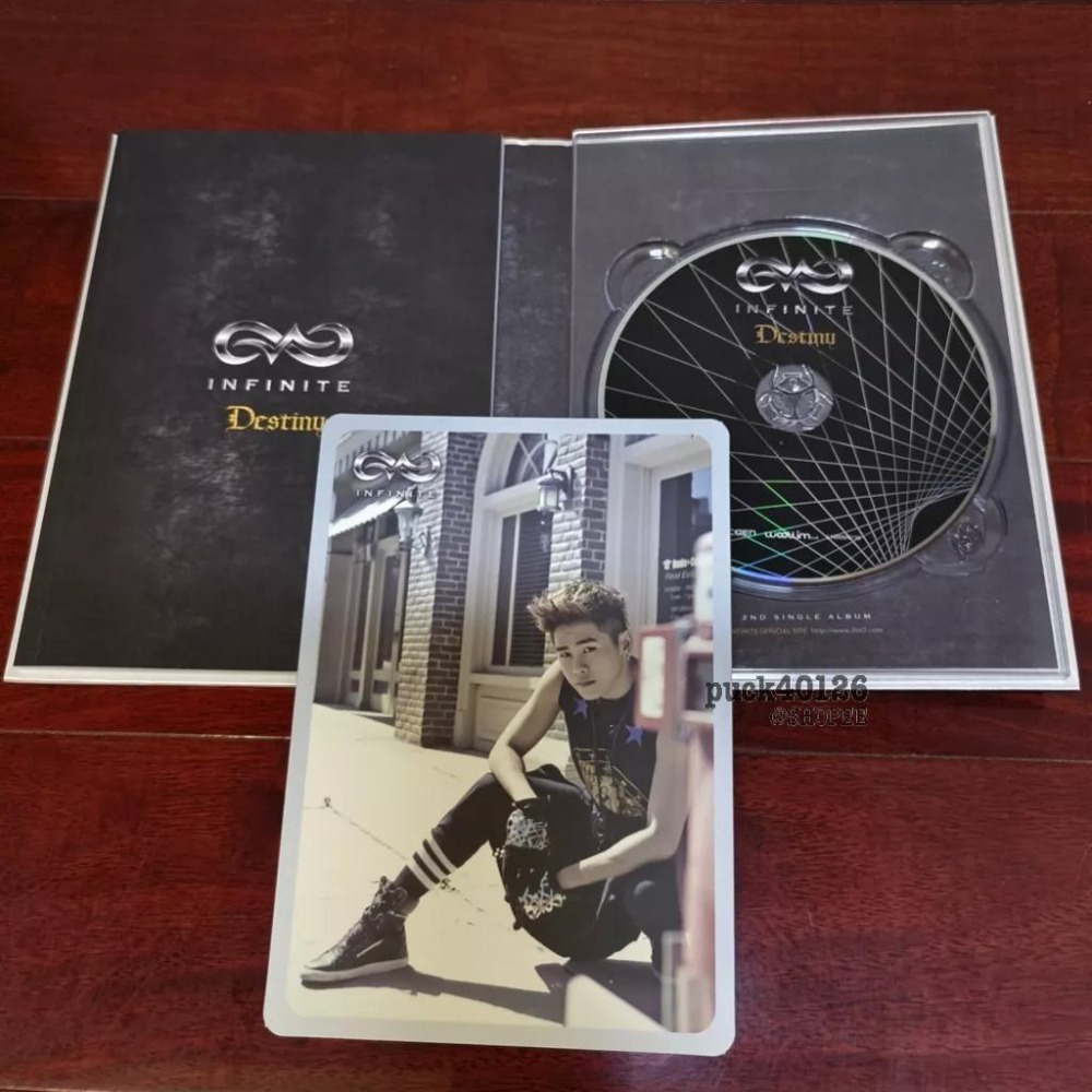 韓版二手單曲 INFINITE INSPIRIT DESTINY 兩張合售 Hoya 大卡-細節圖7