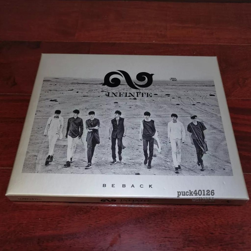 台壓二手專輯 INFINITE 第二張正規專輯 BE BACK 台灣專屬盤 CD+DVD 全專 優鉉大卡 優賢