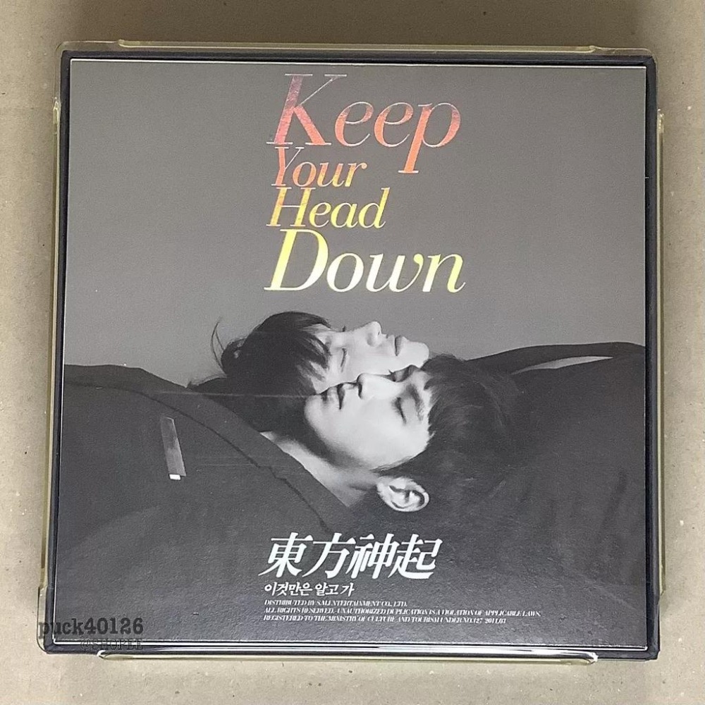 韓版二手專輯 東方神起 TVXQ 為什麼 Keep Your Head Down Repackage 新裝版 C版