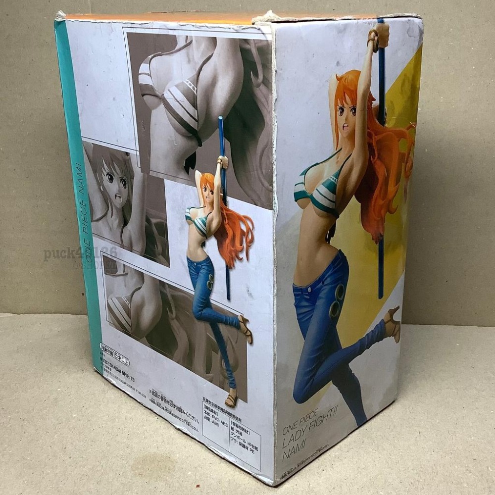 日版 金證 航海王 LADY FIGHT !! 娜美 NAMI 天候棒 ONE PIECE 景品 公仔-細節圖4