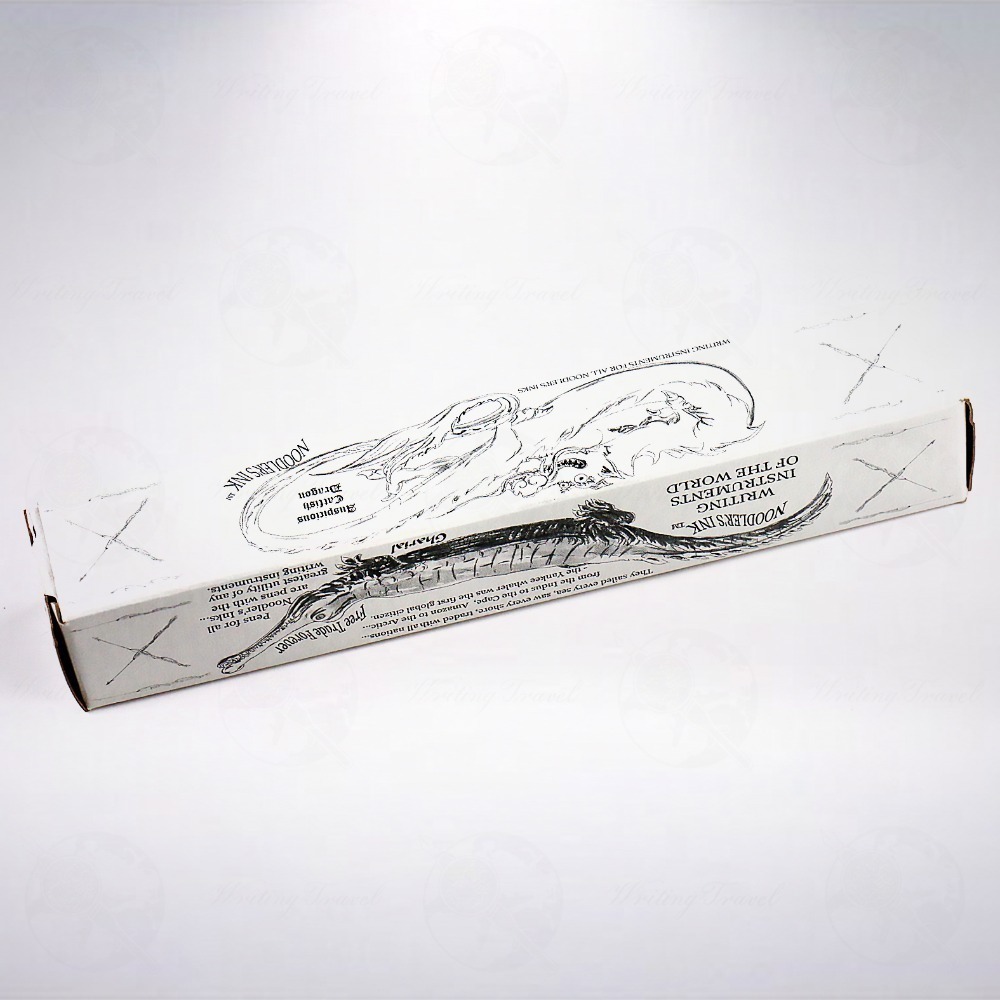 美國 鯰魚 Noodlers Triple Tail 彈性尖鋼筆: 透明/Clear-細節圖4
