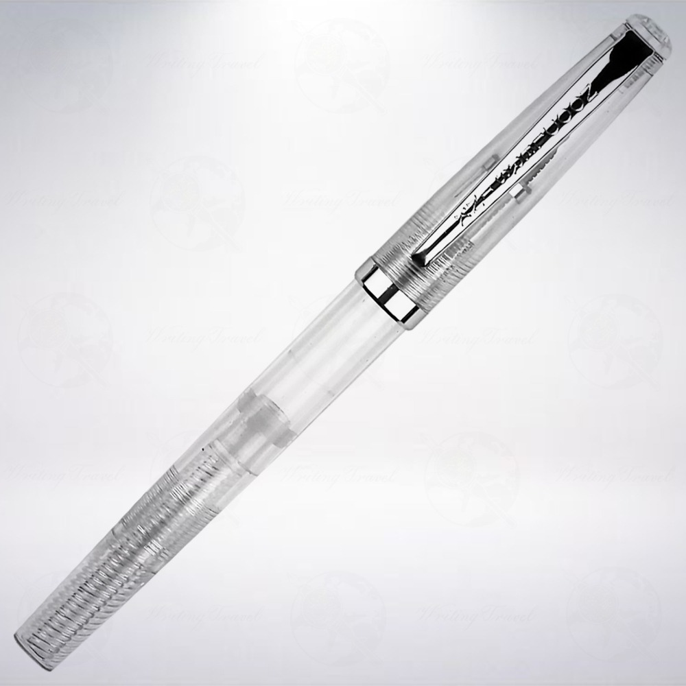 美國 鯰魚 Noodlers Standard Flex 彈性尖鋼筆: 透明/Clear Demo-細節圖2