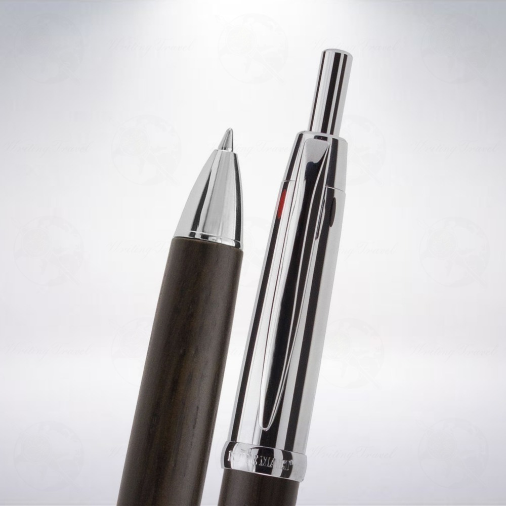 絕版! 日本 三菱鉛筆 Uni PURE MALT 百年橡木桶材旗艦款4機能多用筆-細節圖2