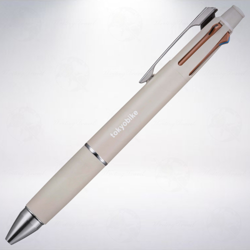 日本 三菱鉛筆 Uni JETSTREAM tokyobike 5機能多功能筆: 象牙灰