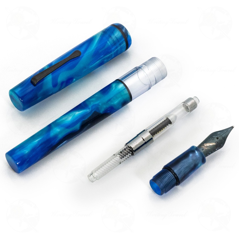 絕版！台灣 尚羽堂 窗景系列鋼筆: 黑潮/Kuroshio-細節圖4