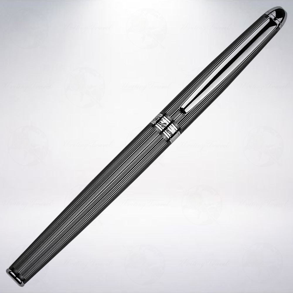 日本 Platinum 白金 PTA-700 金屬條紋書法尖鋼筆-細節圖2