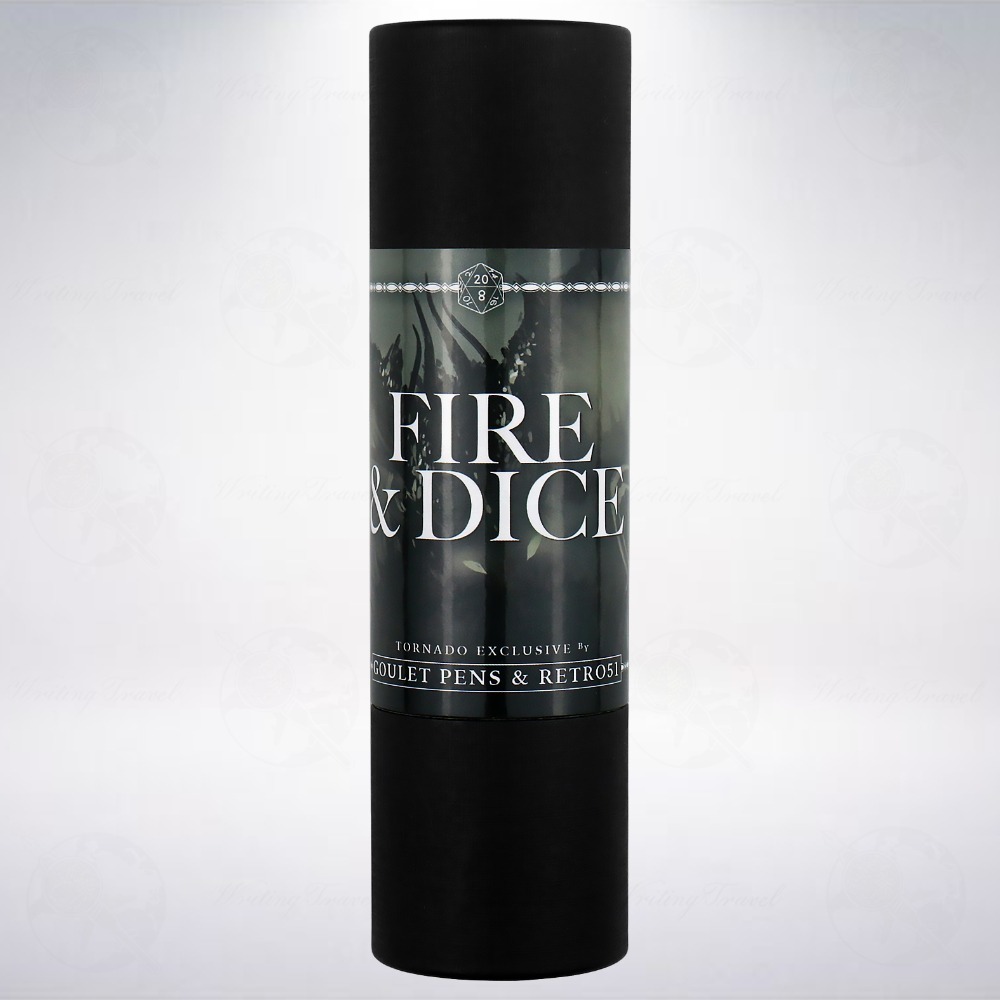 美國 Retro 51 Tornado rollerball 限量版鋼珠筆: 火與骰子/Fire&Dice-細節圖2