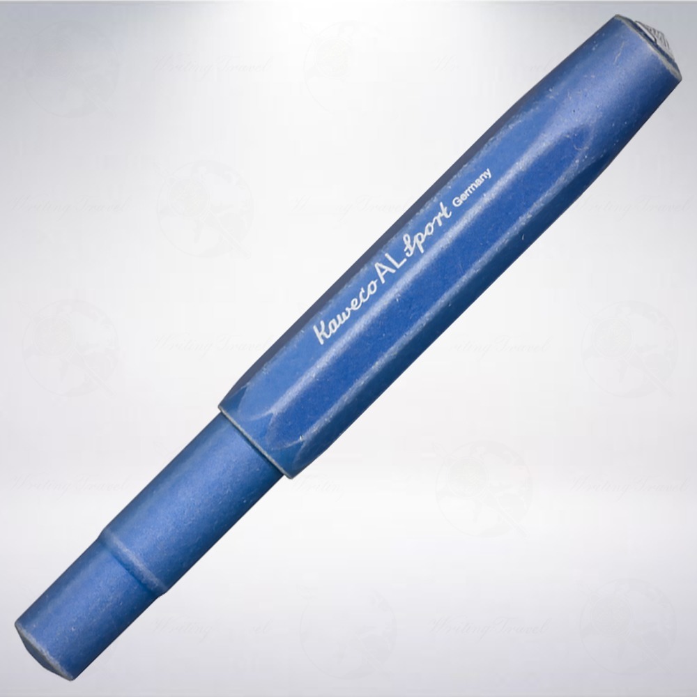 德國 Kaweco AL Sport Gel Roller 鋼珠筆: 藍色石頭紋/Stonewashed Blue-細節圖2