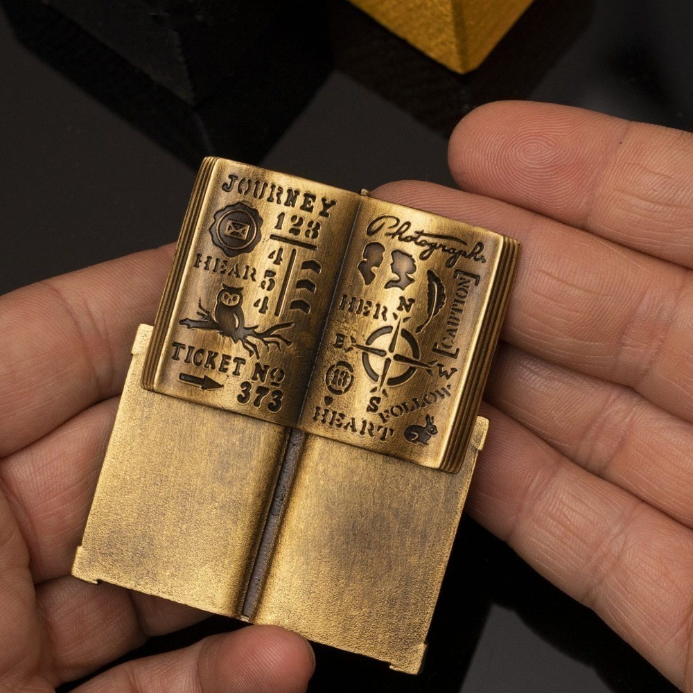 土耳其 SEPIA 黃銅筆擱: 傾聽你的心-細節圖5