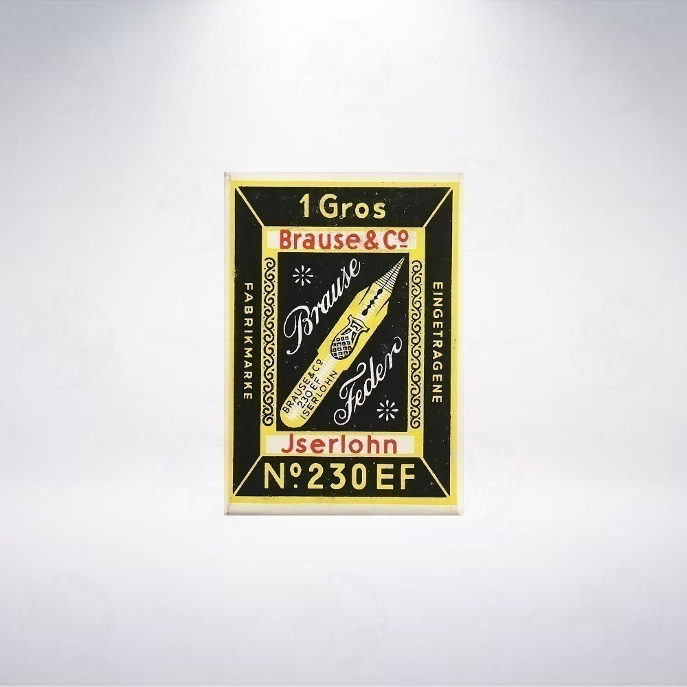 罕見! 德國 Brause 230EF 古董沾水筆尖-細節圖2