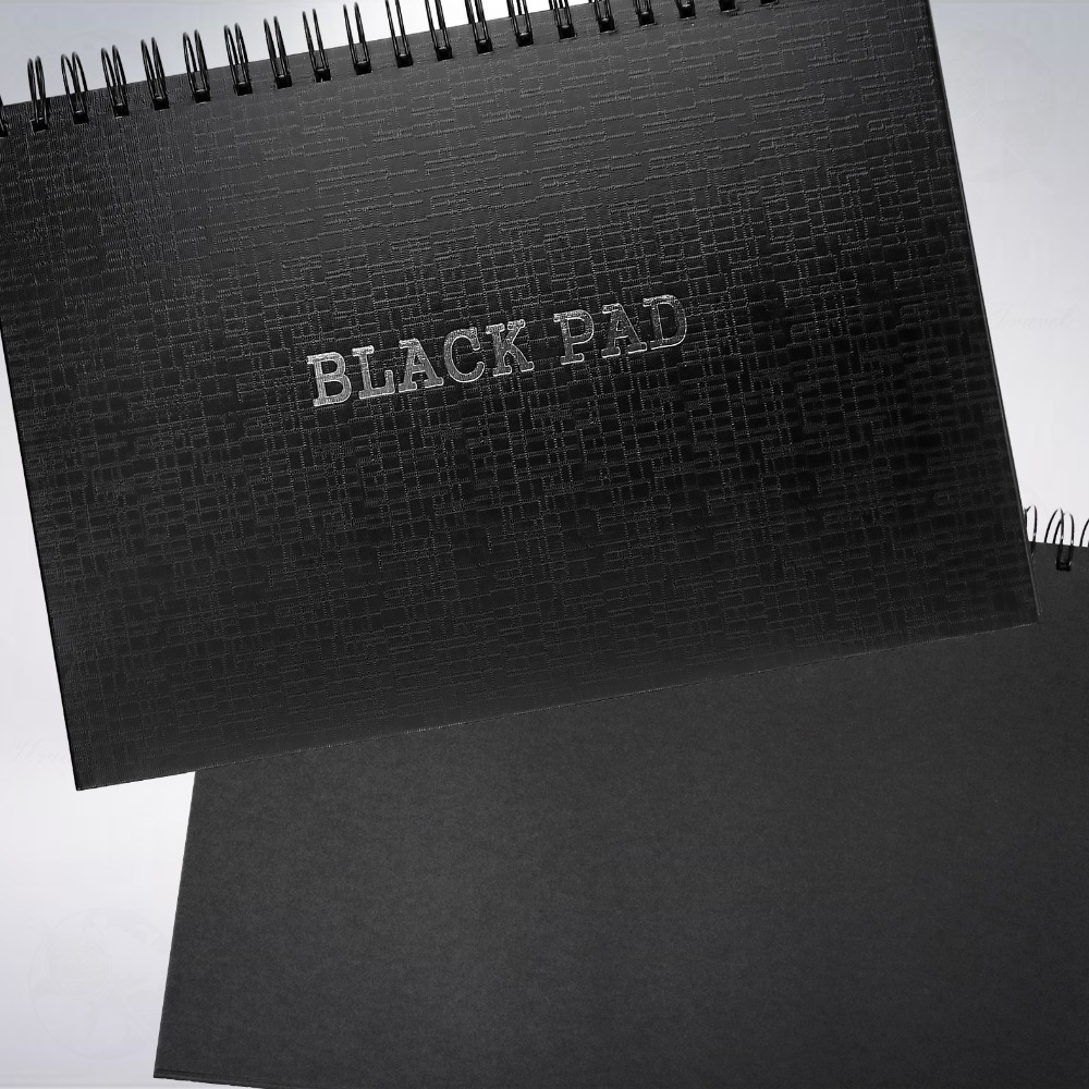 Black Pad 黑色卡紙繪圖本 (A4/A5共2種尺寸)-細節圖2