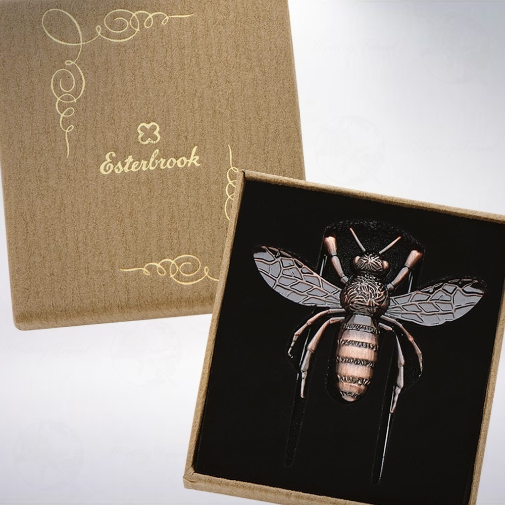 美國 Esterbrook 蜜蜂造型書籤: 玫瑰金-細節圖3