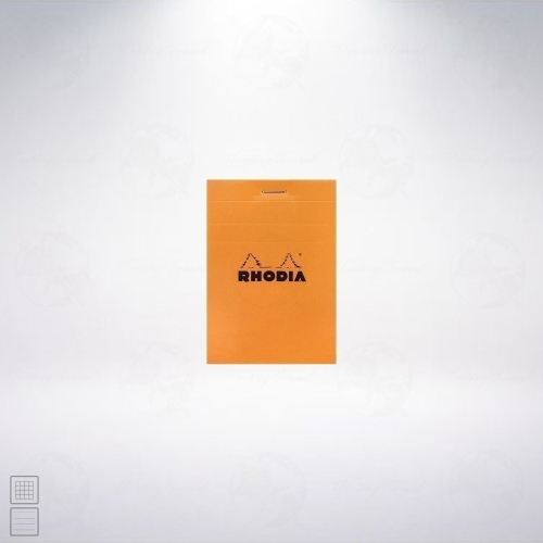 法國 RHODIA Head-Stapled Notepad A7 N11 上掀式筆記本: 橘色/Orange