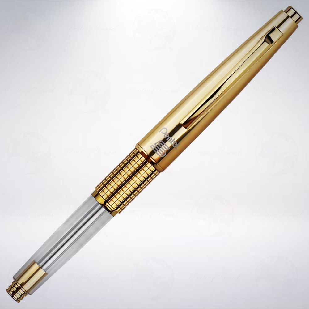 稀有! 日本 Pentel Kerry 万年CIL 東海地區限定版自動鉛筆: 透明金-細節圖2