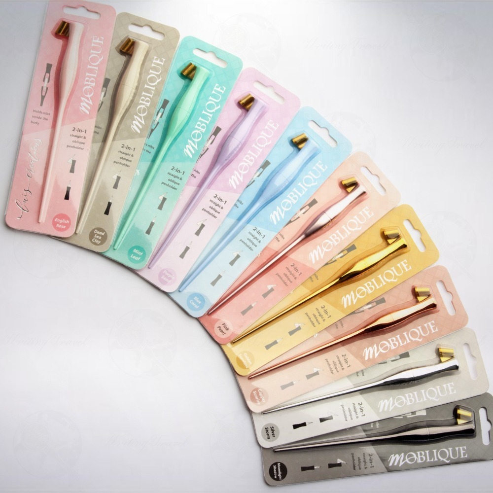 澳洲 Luis Creations Moblique 2合1斜/直筆桿: 金屬色系列-細節圖5