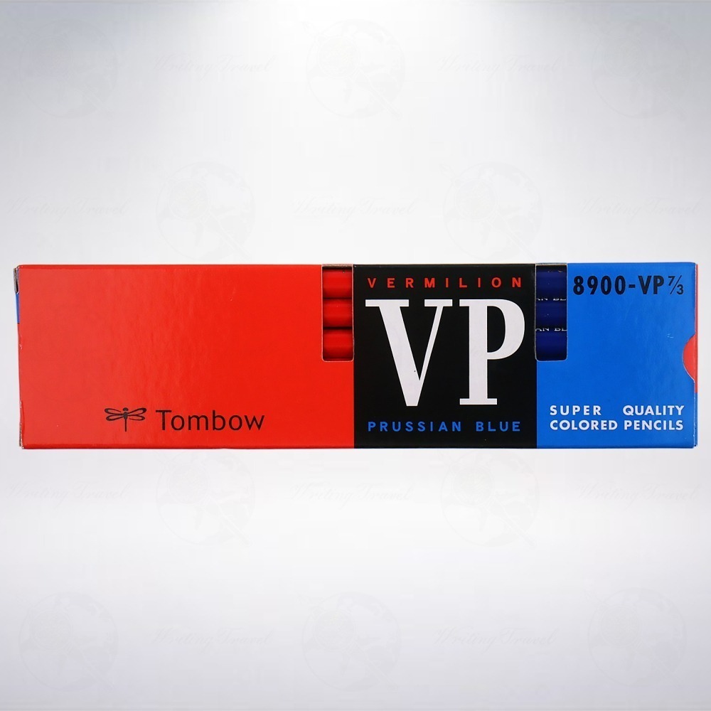 日本 蜻蜓 Tombow 8900 VP73 赤青鉛筆-細節圖2