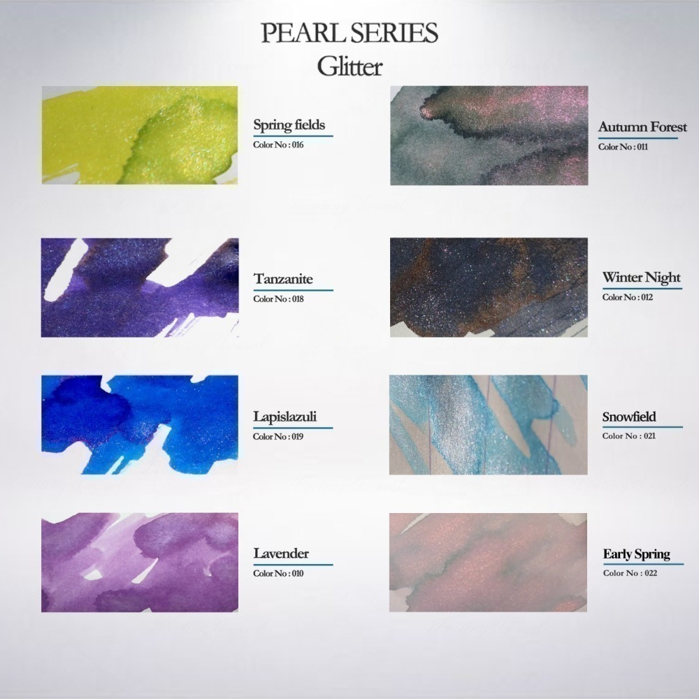 韓國 DOMINANT INDUSTRY 珠光系列閃粉墨水-細節圖3