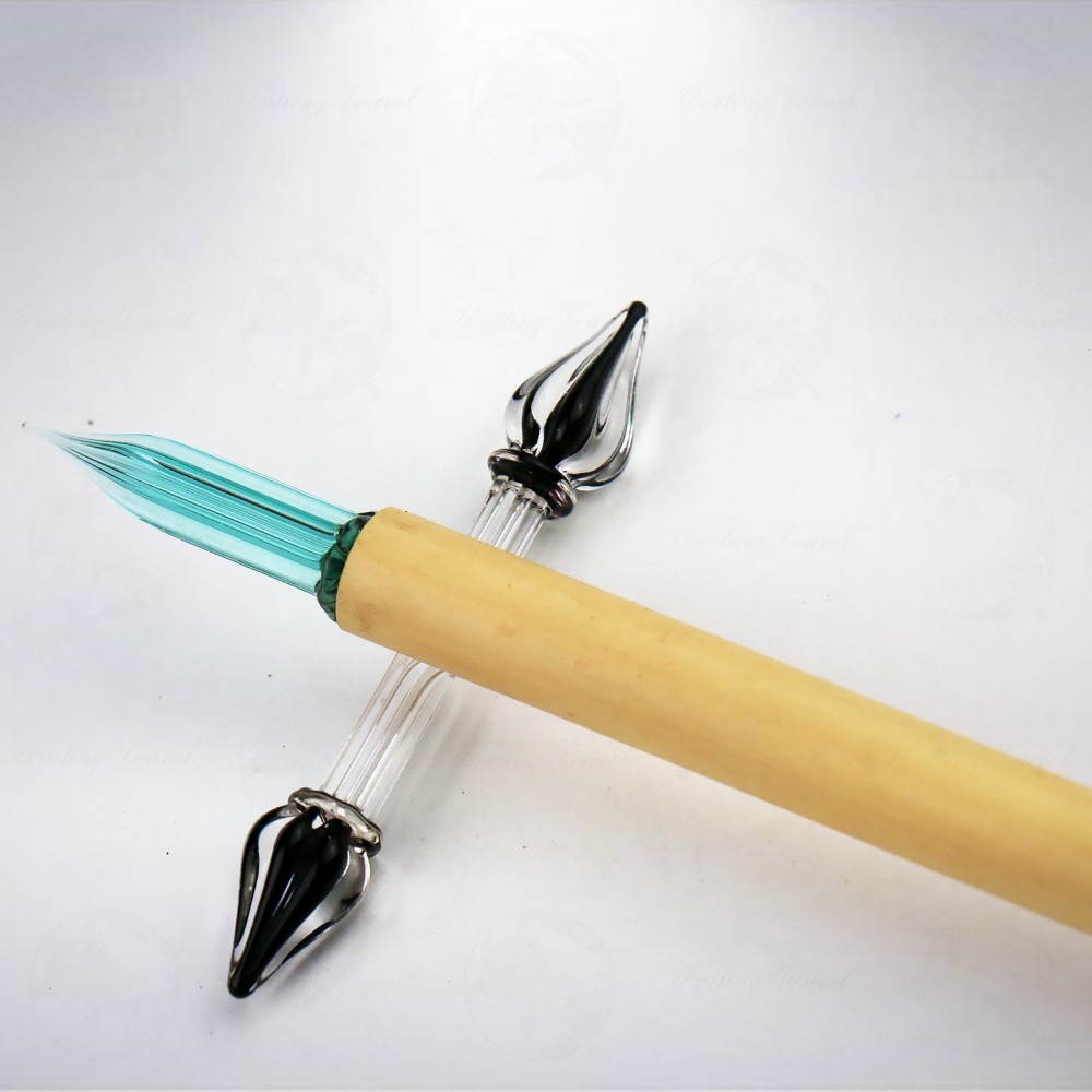 日本 佐瀨工業所 玻璃筆擱: 黑色-細節圖2