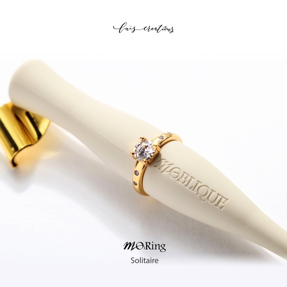 澳洲 Luis Creations MoRing 專屬筆桿裝飾戒指: 寶石/Solitaire-細節圖2