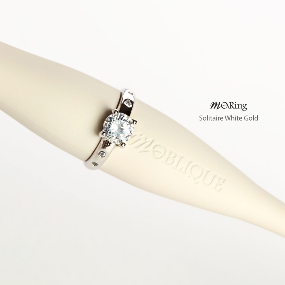 澳洲 Luis Creations MoRing 專屬筆桿裝飾戒指: 寶石/Solitaire-細節圖4