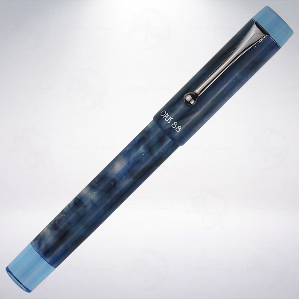 台灣 製筆精基 OPUS 88 KOLORO Demonstrator 滴入式鋼筆: 藍寶石-細節圖2