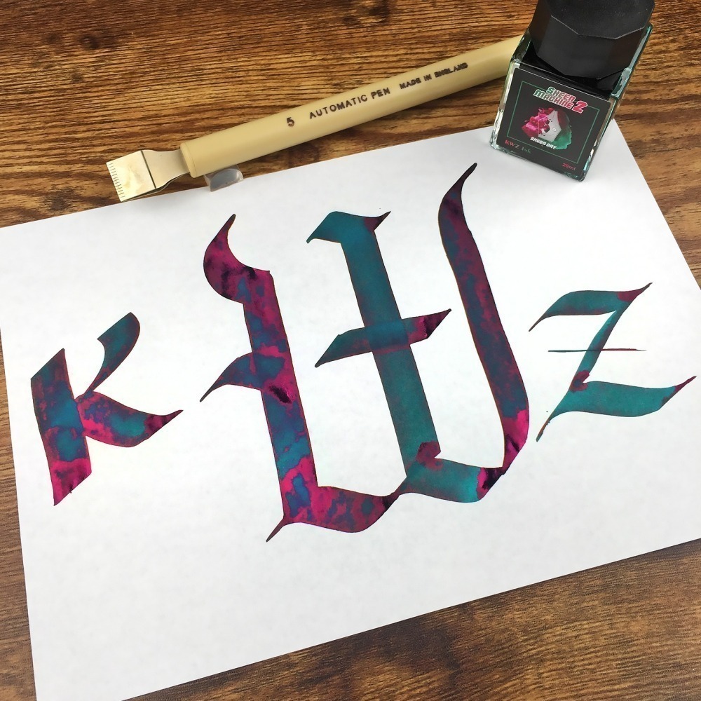 波蘭 KWZ工作室 15ml 鋼筆專用手工墨水: Sheen Machine 2.0-細節圖2