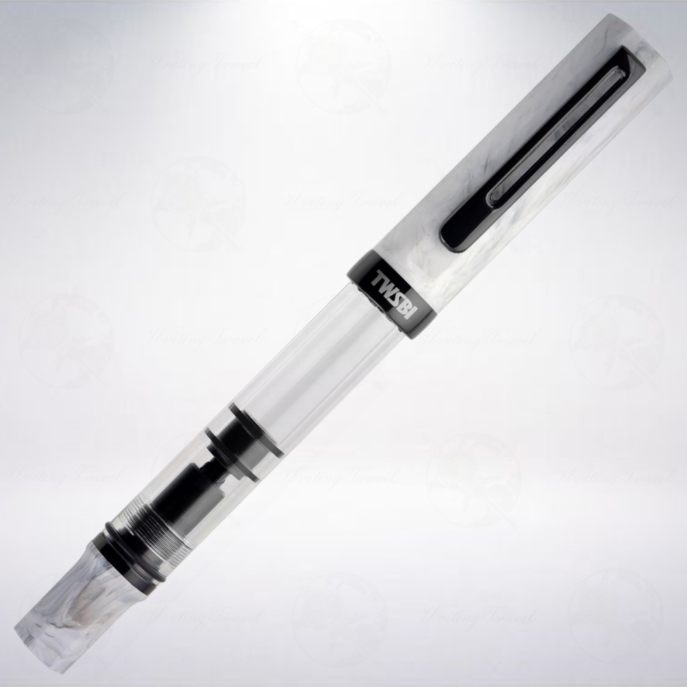 台灣 TWSBI 三文堂 ECO 活塞吸墨式鋼筆: 克拉拉/Carrara-細節圖2