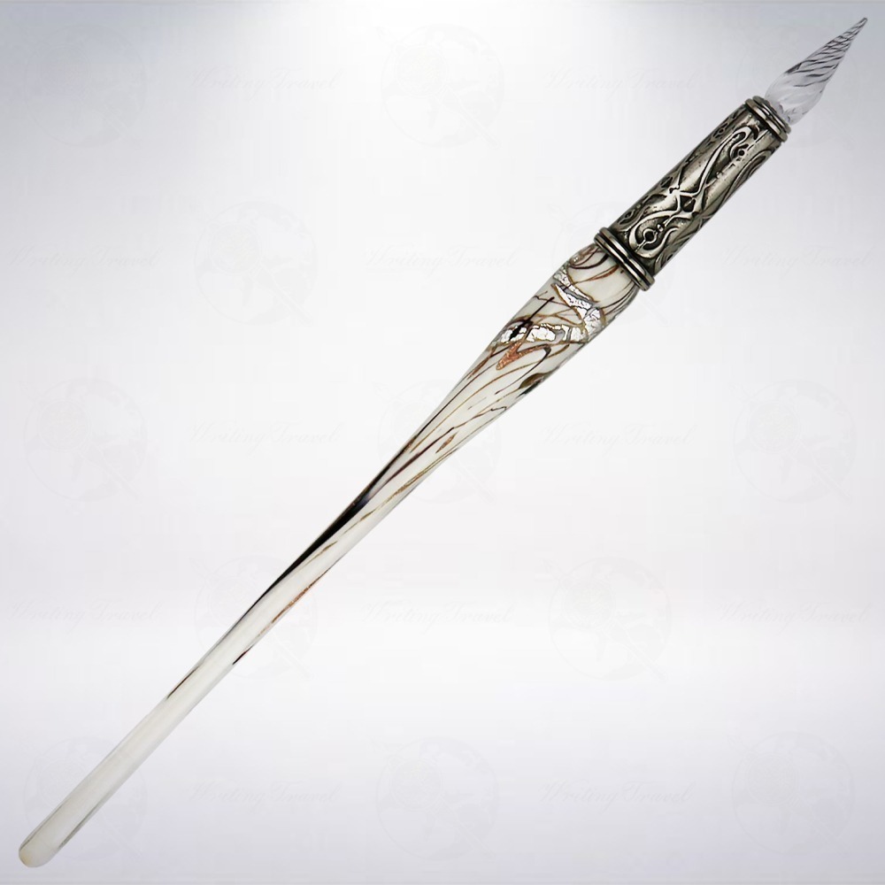 義大利 Bortoletti CONTARINI SET30 玻璃筆組: 白色-細節圖2