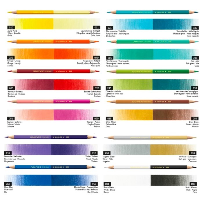 瑞士 卡達 CARAN D＇ACHE PRISMALO Color Treasure 2022年聖誕節限定款水性色鉛筆組-細節圖3