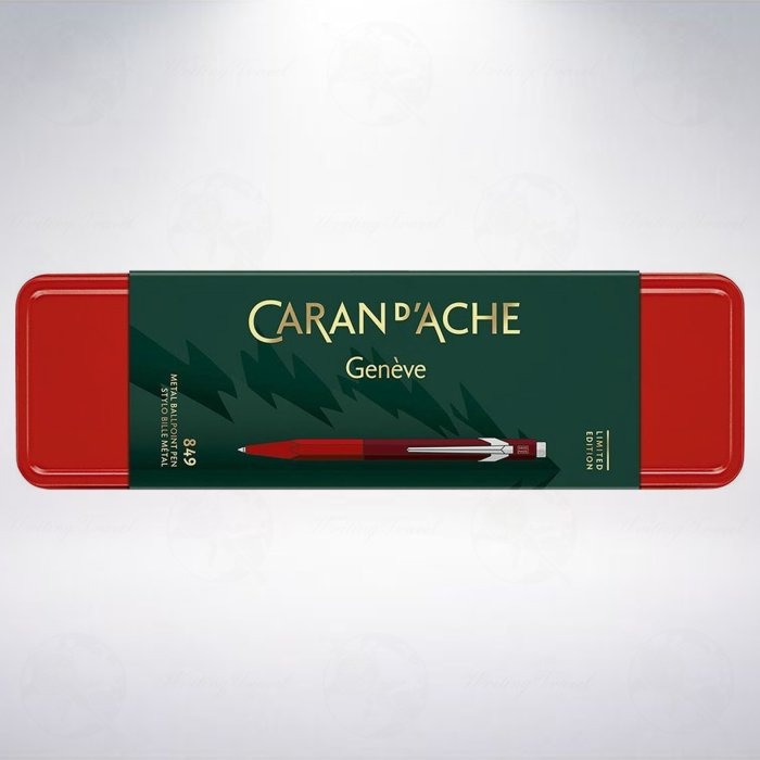 瑞士 卡達 CARAN D＇ACHE 849 奇幻森林限量版原子筆: 聖誕紅-細節圖2