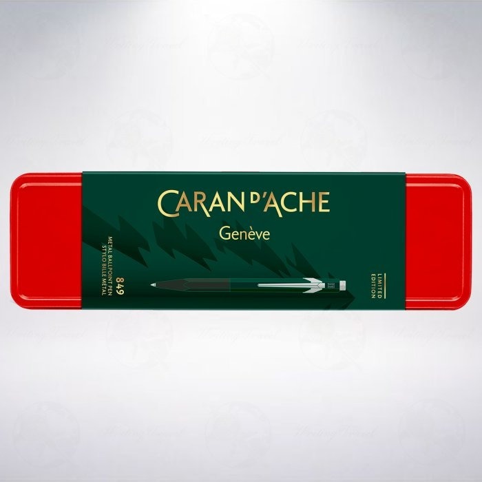 瑞士 卡達 CARAN D＇ACHE 849 奇幻森林限量版原子筆: 森林綠-細節圖2