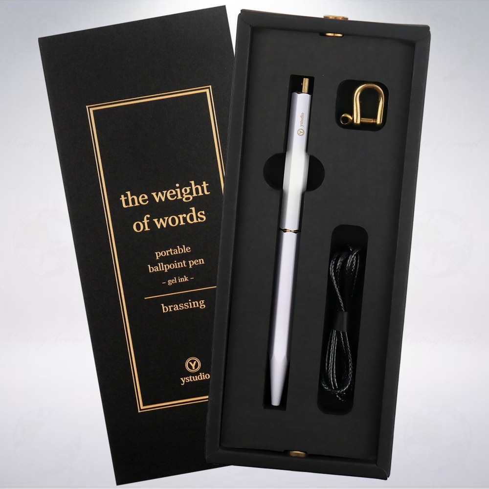 台灣 ystudio 物外設計 露銅系列 隨行原子筆: 白色-細節圖2