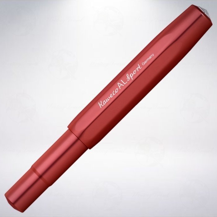 德國 Kaweco AL Sport Gel Roller 鋼珠筆: 深紅色/Deep Red-細節圖2