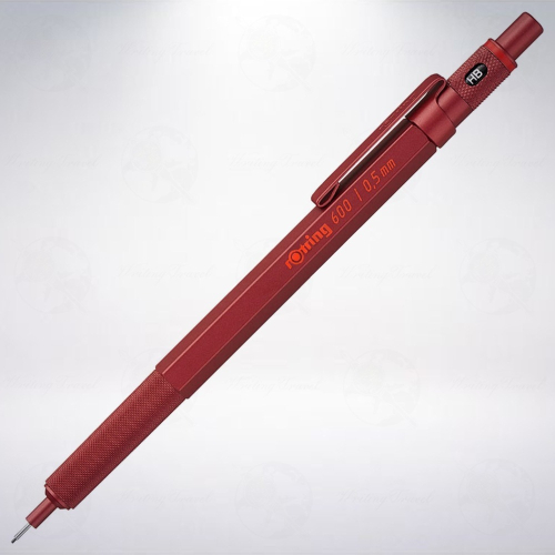 德國 紅環 rOtring 600 限定版自動鉛筆: 狂熱紅/0.5mm
