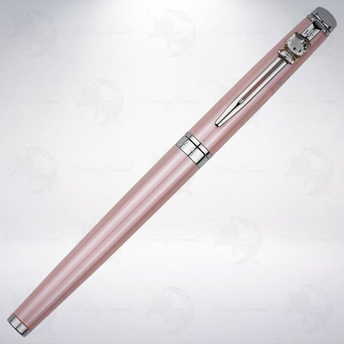 法國 WATERMAN 水人 雋雅系列 Hello Kitty 45週年聯名款鋼筆: 粉紅色-細節圖2