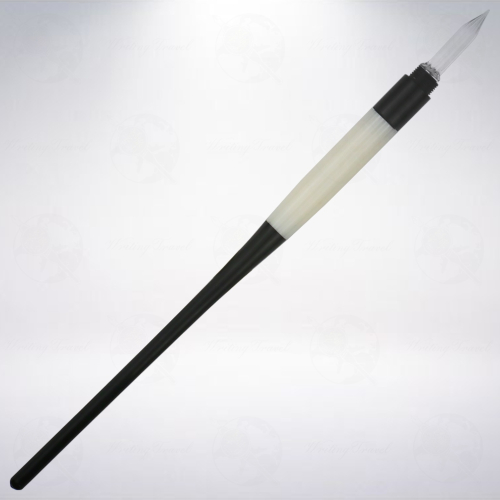 絕版! 日本 昭和時期古物 玻璃筆/沾水筆雙用直紋筆桿: 白色