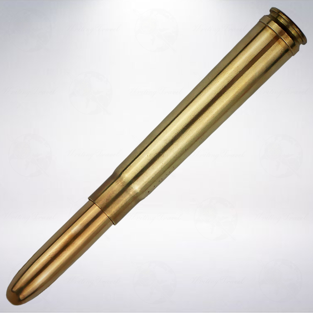 美國 Fisher .375 Cartridge Space Pen 子彈造型原子筆: 黃銅/Raw Brass-細節圖2