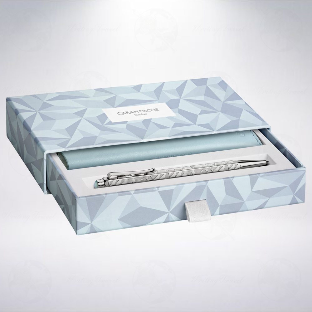瑞士 卡達 CARAN D＇ACHE ECRIDOR Alpine Frost 2025聖誕限定版原子筆禮盒組-細節圖2