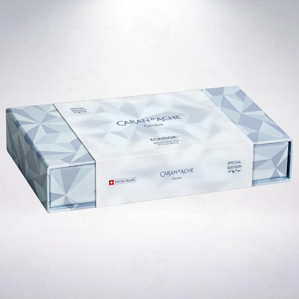 瑞士 卡達 CARAN D＇ACHE ECRIDOR Alpine Frost 2025聖誕限定版原子筆禮盒組-細節圖3