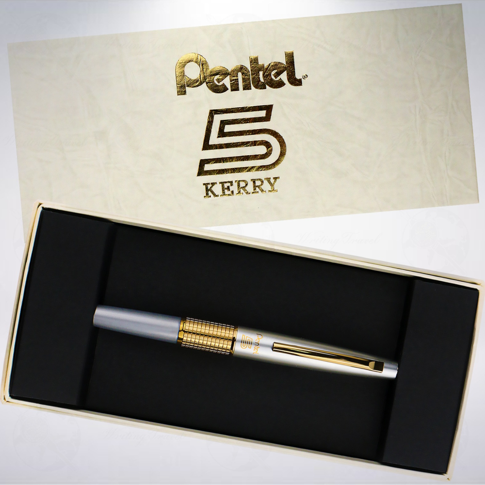 日本 Pentel Kerry 万年CIL 限定版自動鉛筆: 銀金色-細節圖3