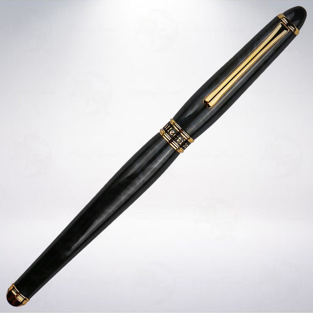 日本 Platinum 白金 AFFECTION 鍾愛系列鋼筆: 花紋黑-細節圖2