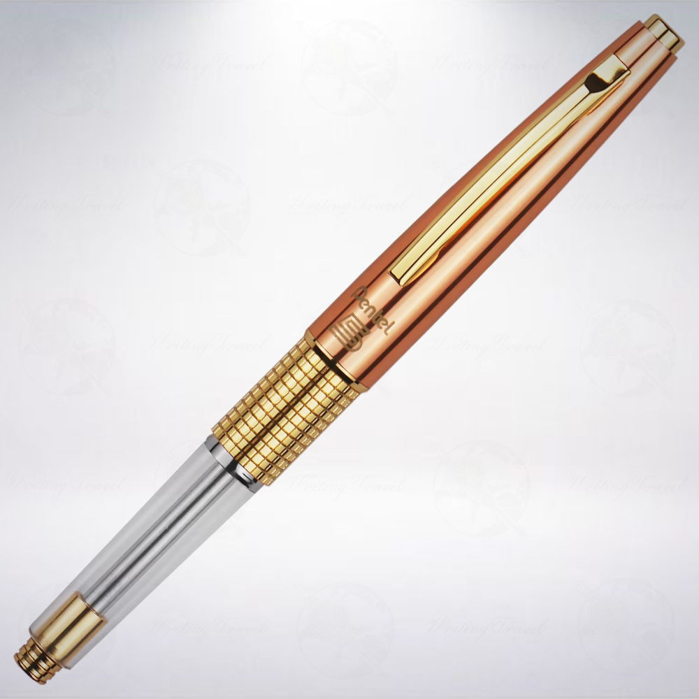 稀有! 日本 Pentel Kerry 万年CIL 東海地區限定版自動鉛筆: 透明古銅-細節圖2
