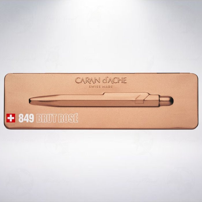 瑞士 卡達 CARAN D＇ACHE 849 特別版原子筆: 粉紅玫瑰/Brut Rose-細節圖2