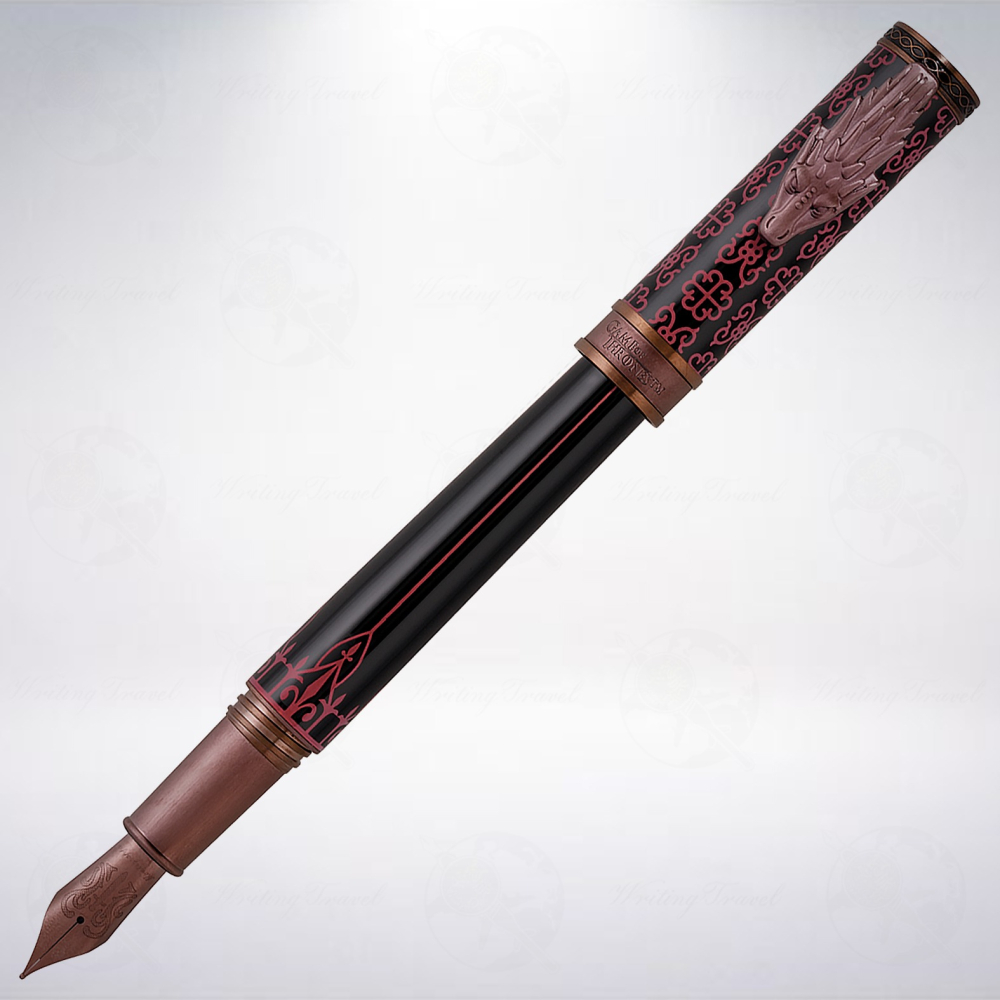 義大利 萬特佳 Montegrappa「冰與火之歌/權力遊戲」聯名款鋼筆: 龍家/House Targaryen-細節圖2
